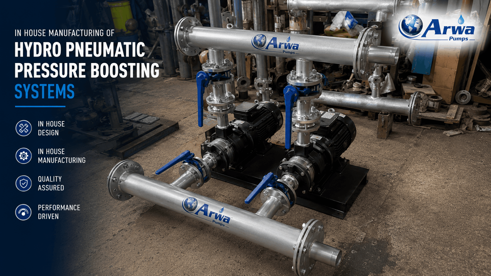 In-House Manufacturing of Hydro Pneumatic Systems