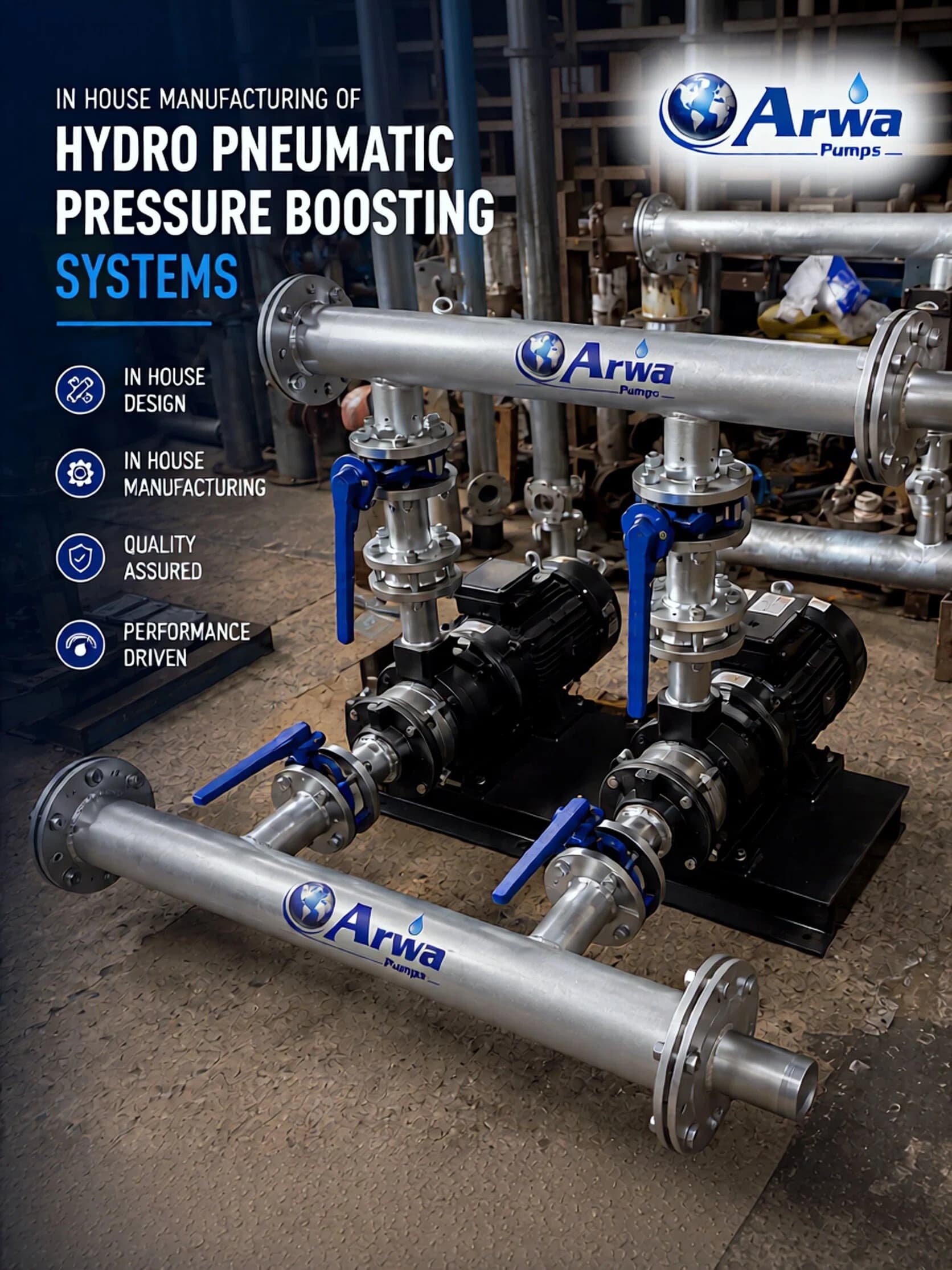 In-House Manufacturing of Hydro Pneumatic Systems