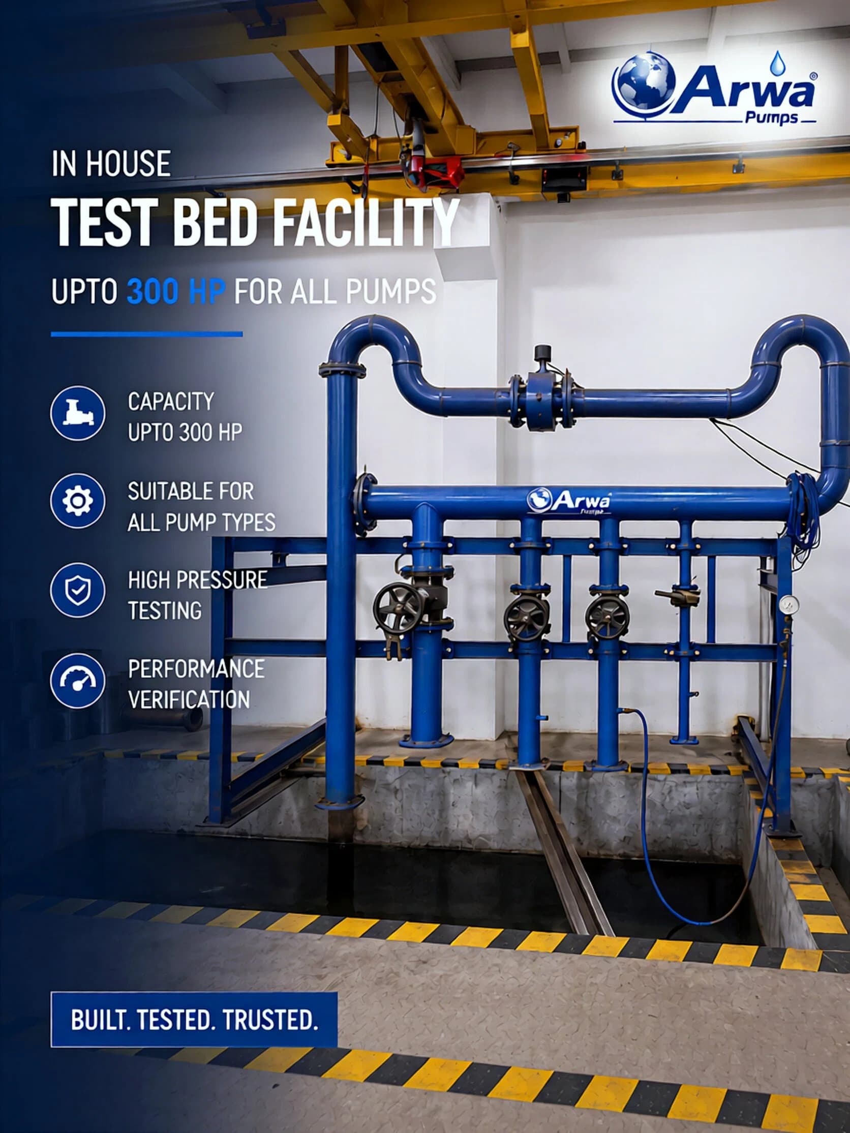 Test Bed Facility Up to 300 HP